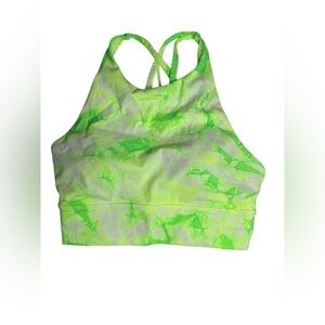 Lululemon Athletica Energy Bra High Neck Long Line, LIKE NEW, Tie Dye
